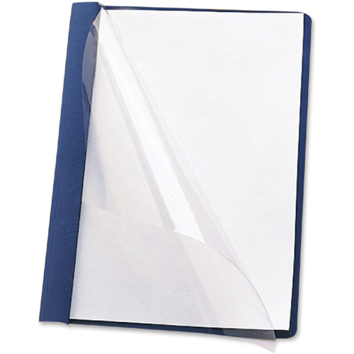 DARK BLUE CLEAR FRONT FOLDER  Bahamas Office and School Supplies