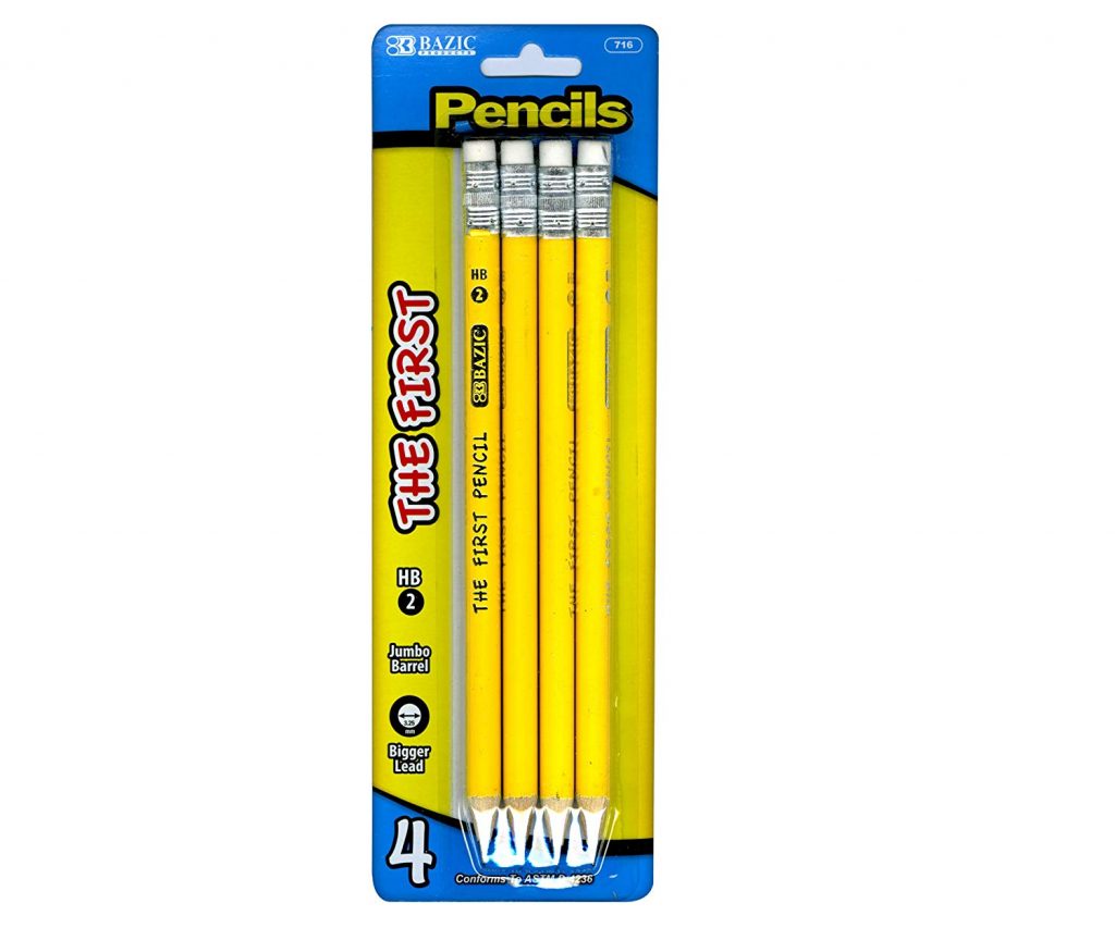 MY FIRST JUMBO PENCIL, 4/pack | Bahamas Office and School Supplies