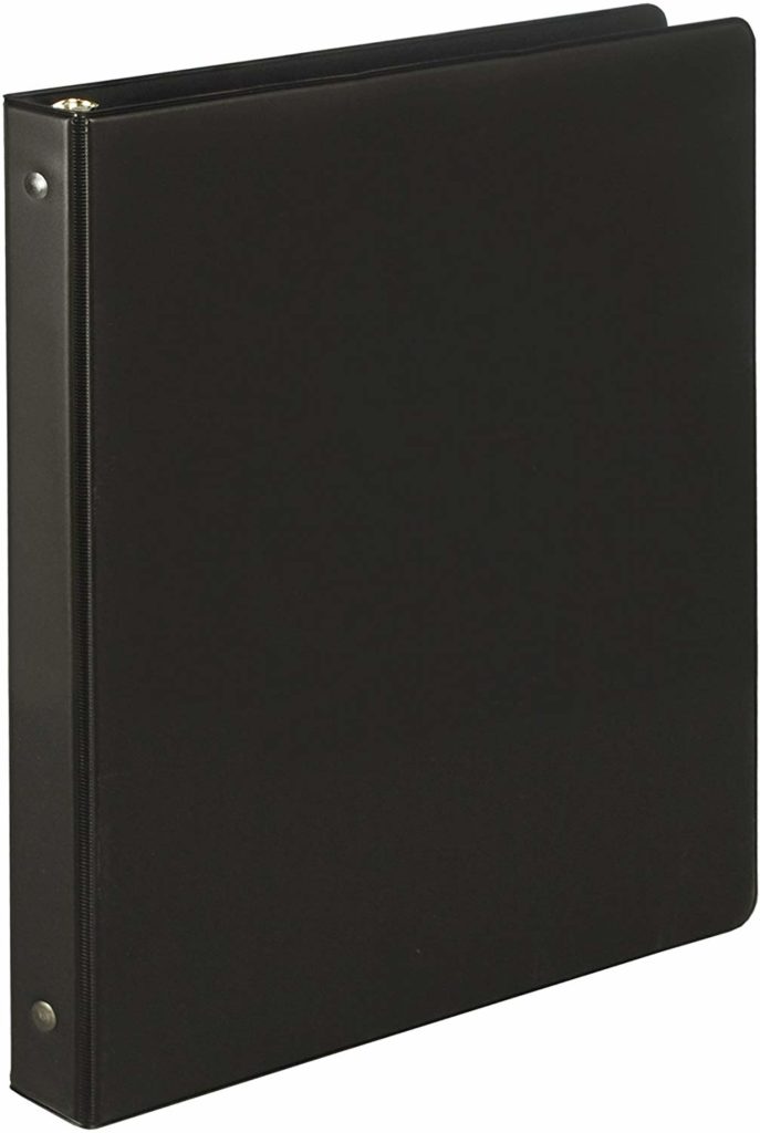 BINDER BLACK 1/2 INCH | Bahamas Office And School Supplies